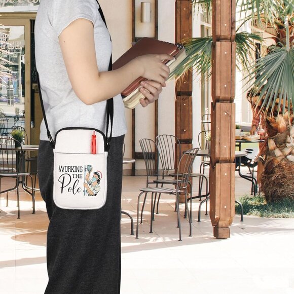 High-Quality Canvas Crossbody Bag for Nurses - Ideal Gift for Any Occasion - Picture 7 of 7